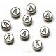 NEW! 1 Letter A Quality Silver Plated Round Alphabet Bead 7mm ~ Ideal For Occasion Name Bracelets, Card Making & Other Craft Activities
